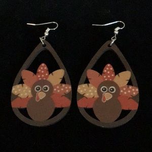 Turkey Earrings Wooden